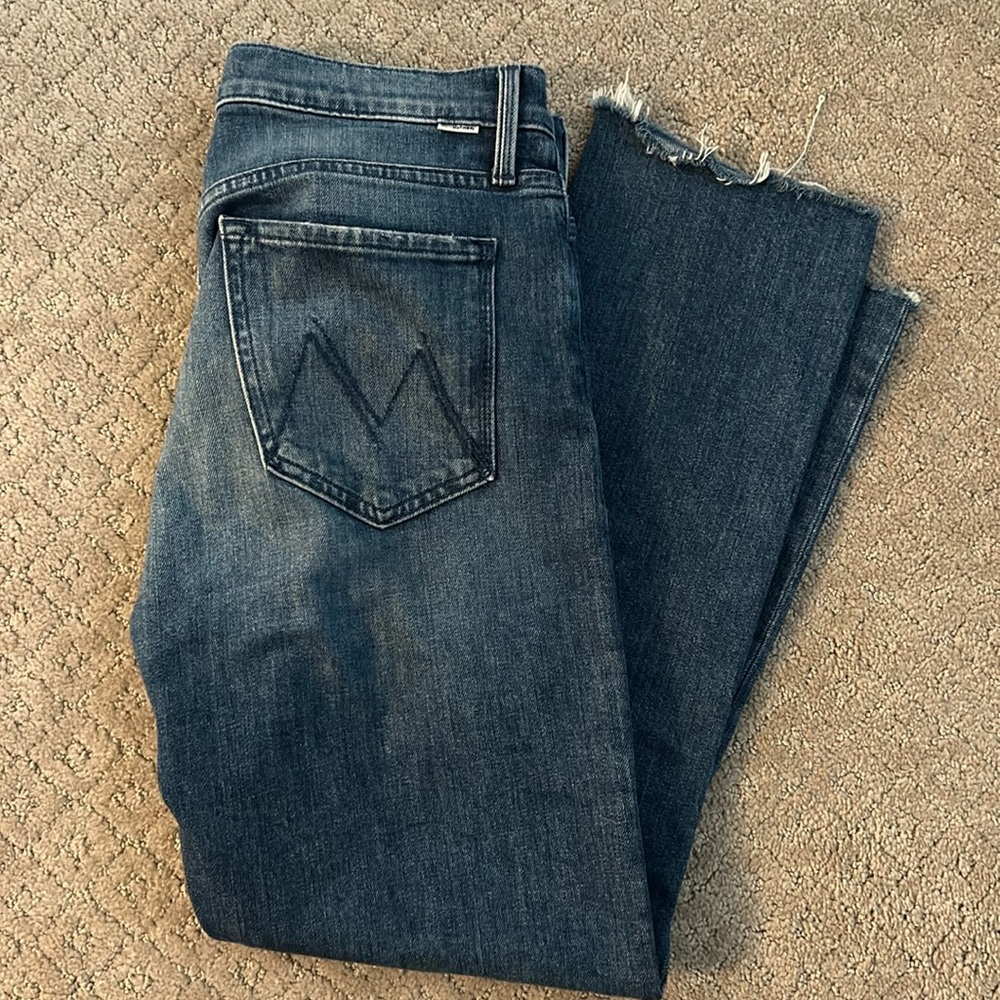 Mother Jeans Ankle Fray: Size 28